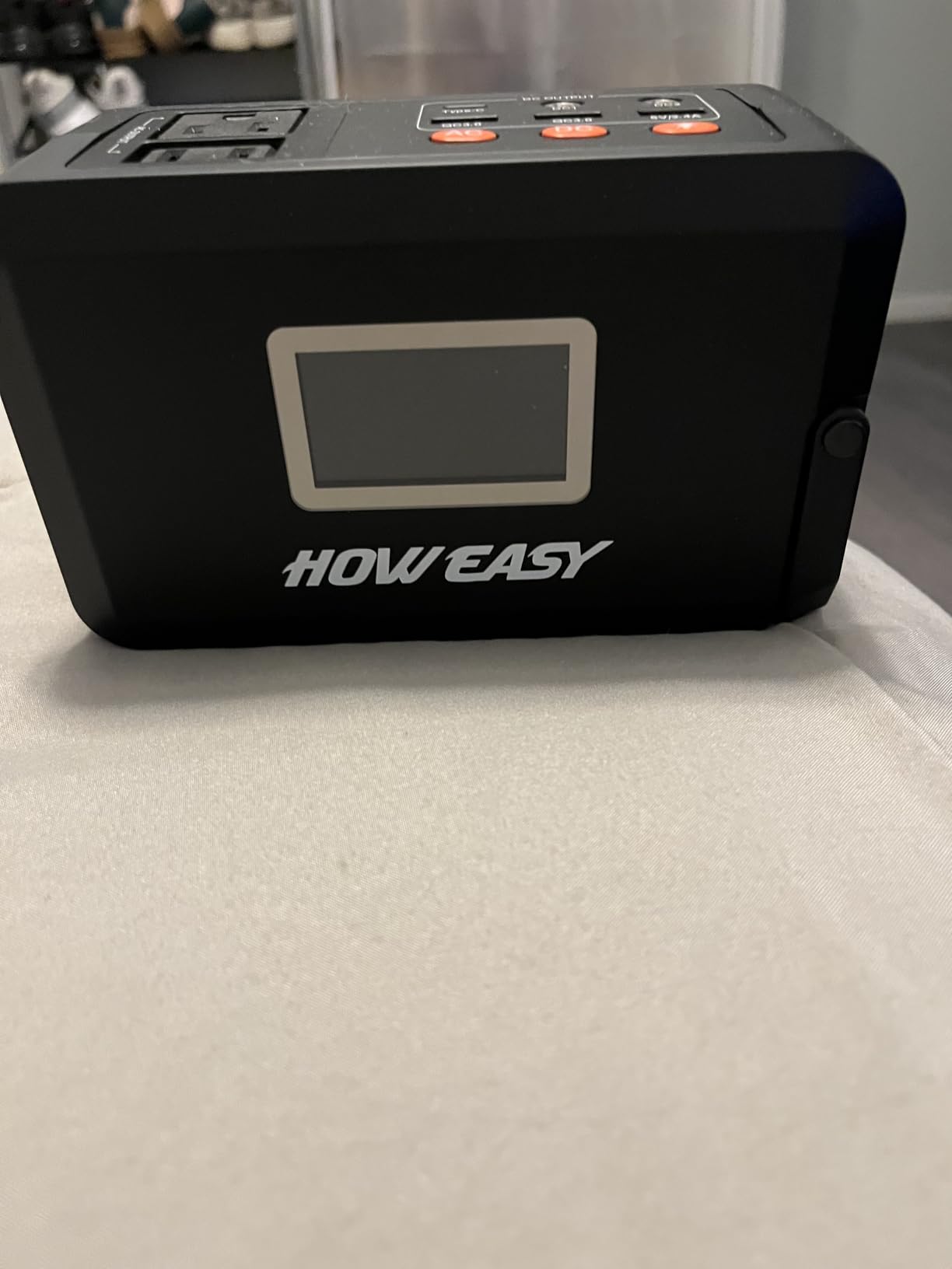 HOWEASY Portable Power Station,120W(240W Peak) Solar Generator customer photo 2