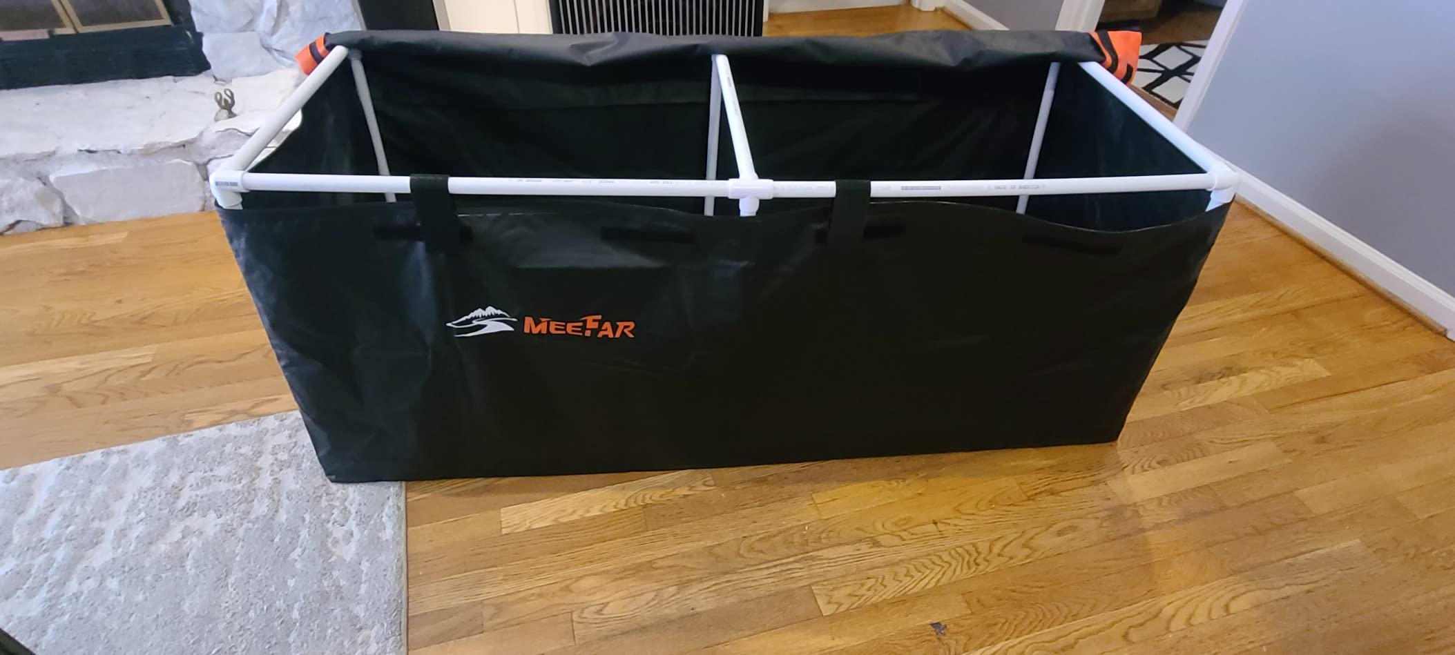 Car Roof Bag Rooftop Cargo Carrier Bag Waterproof 21 Cubic Feet, Soft Shell Luggage Rack Bag for All Vehicle with/Without Rack, Includes Anti-Slip Mat, 10 Reinforced Straps, 6 Door Hooks, Lock customer photo 1