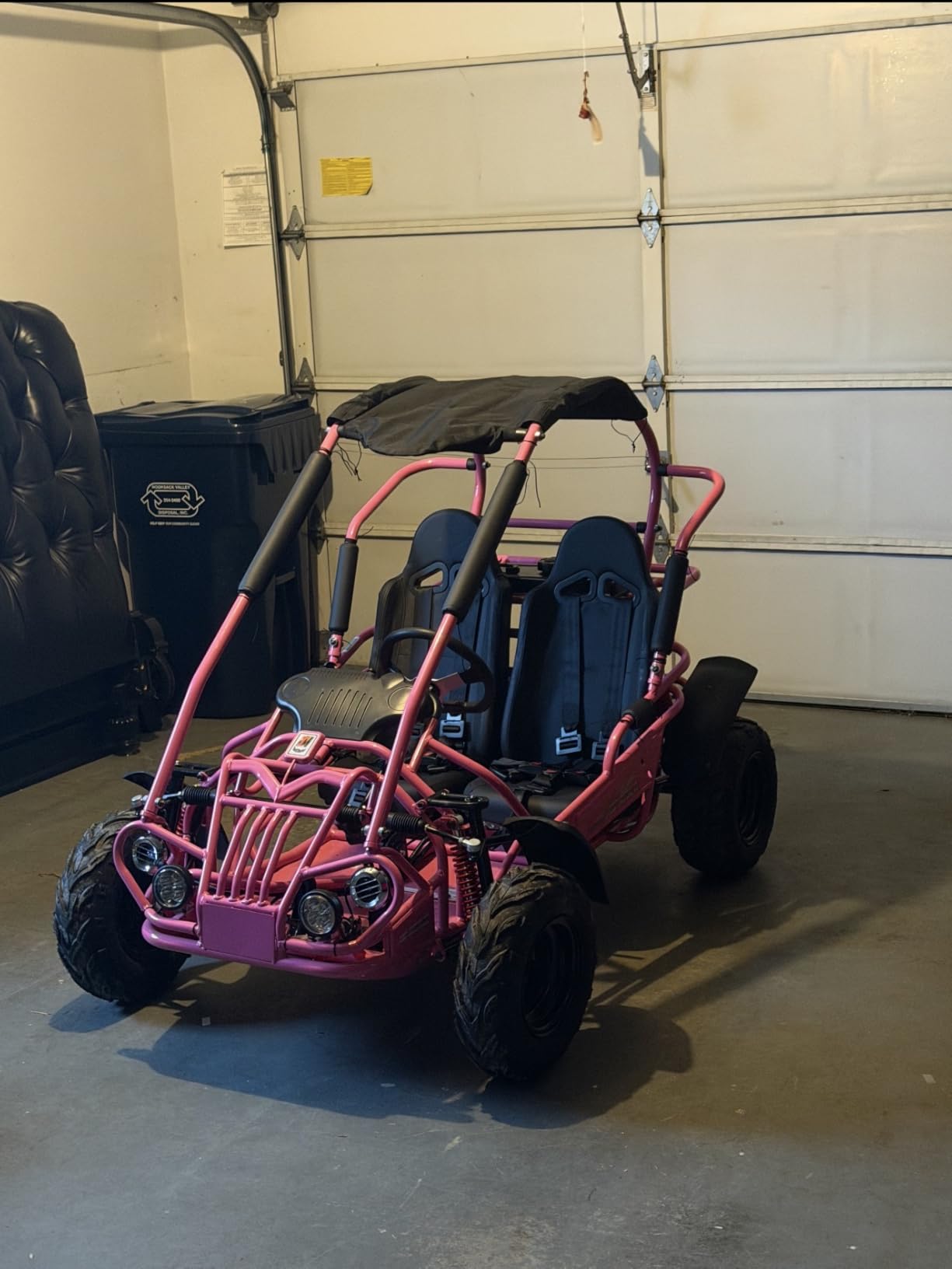 TRAILMASTER Mid XRX/R - Deluxe Go Kart Buggy with Reverse, Full roll cage and Safety Harness, Ages 10 and up, 196 CC Electric Start. (Red) customer photo 2