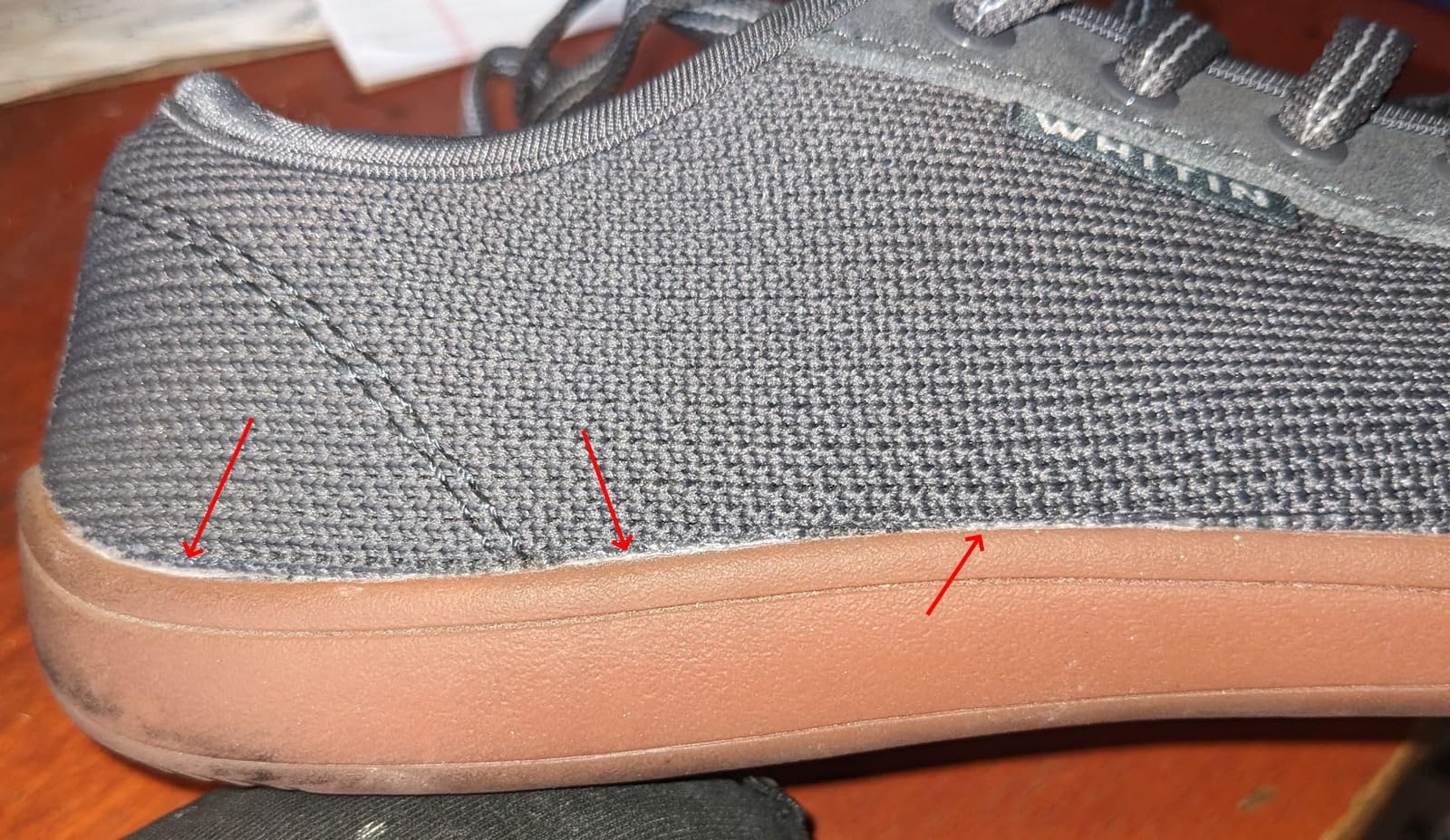WHITIN Women's Barefoot Shoes | Zero Drop Sole | Wide Fashion Sneakers W81 customer photo 2