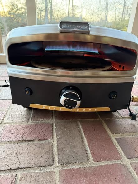 HALO Versa 16 Pizza Oven | 16” Rotating Stone, Patented Dual Burner System, 5-Minute Pizzas, Easy Clean | Propane Powered | HZ-1004-ANA customer photo 2