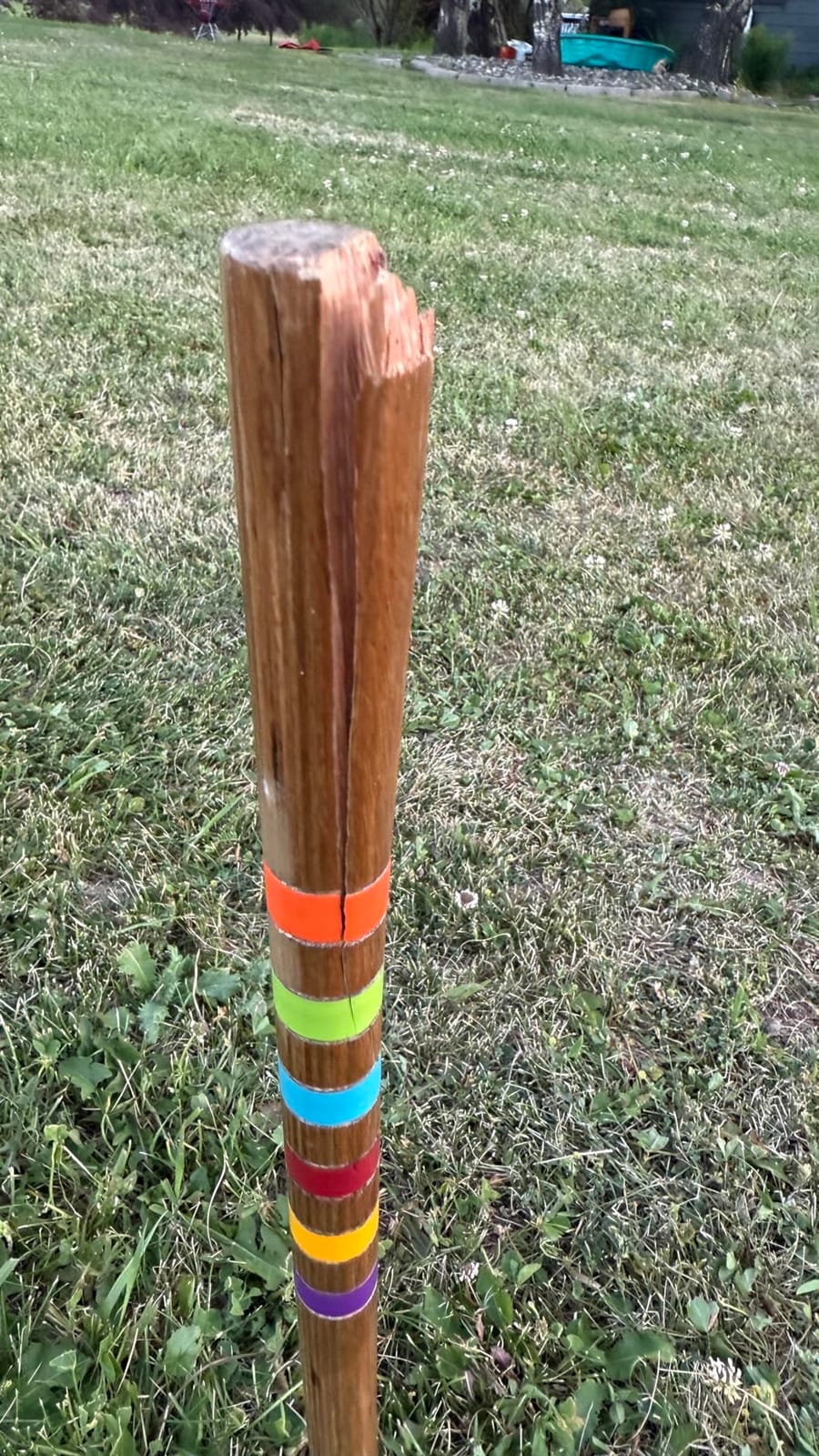 GoSports Premium Wood Stained Six Player Croquet Set with Handcrafted Wooden Stand customer photo 1