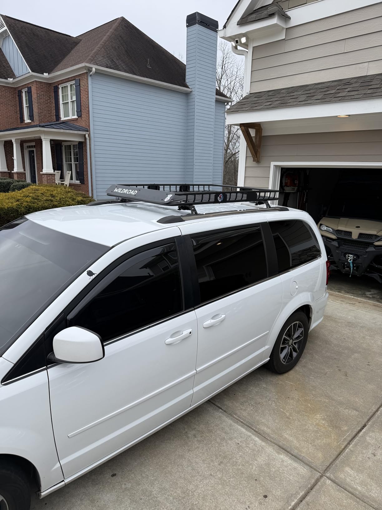 WILDROAD Rooftop Cargo Carrier Combo Roof Rack Cargo Basket 64