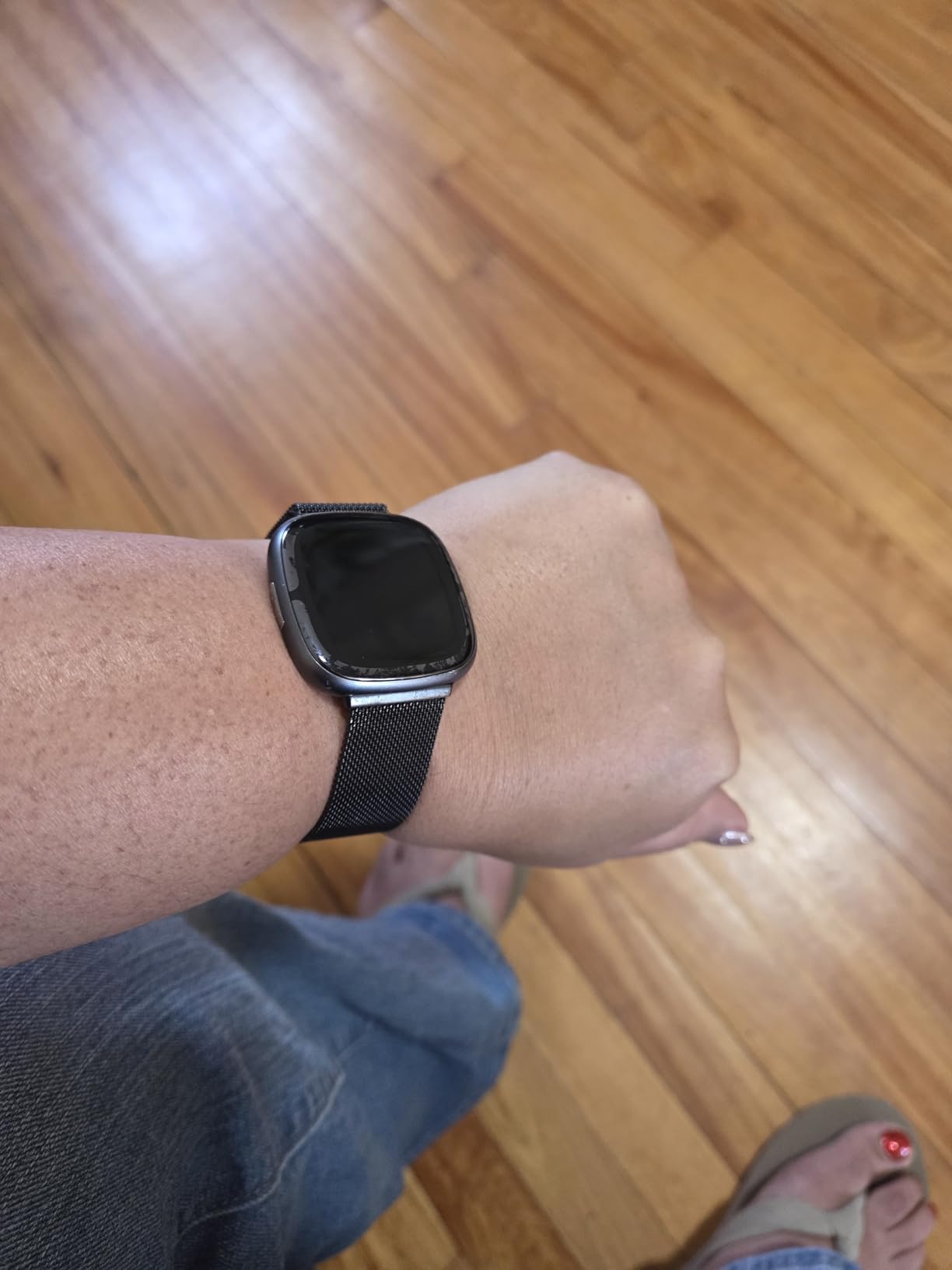 Fitbit Sense 2 Health and Fitness Smartwatch - Shadow Grey/Graphite | with Stress and Sleep Tools - 3-Month Google Health Premium Membership Included - ECG App, SpO2, 24/7 Heart Rate, and GPS customer photo 1