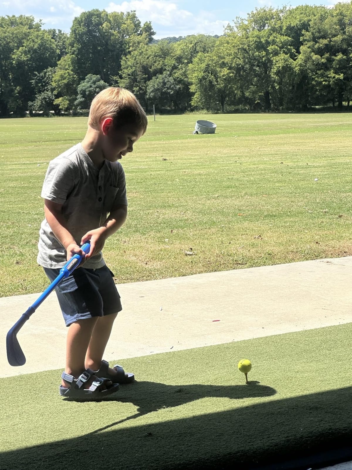 Liberry Toddler Golf Clubs Set Toy for 1 2 3 4 Years Old Boys Girls, Blue | Upgraded Kids Golf Cart, Shoulder Strap Design, Indoor and Outdoor Sports Game, Birthday Gifts for Baby customer photo 1