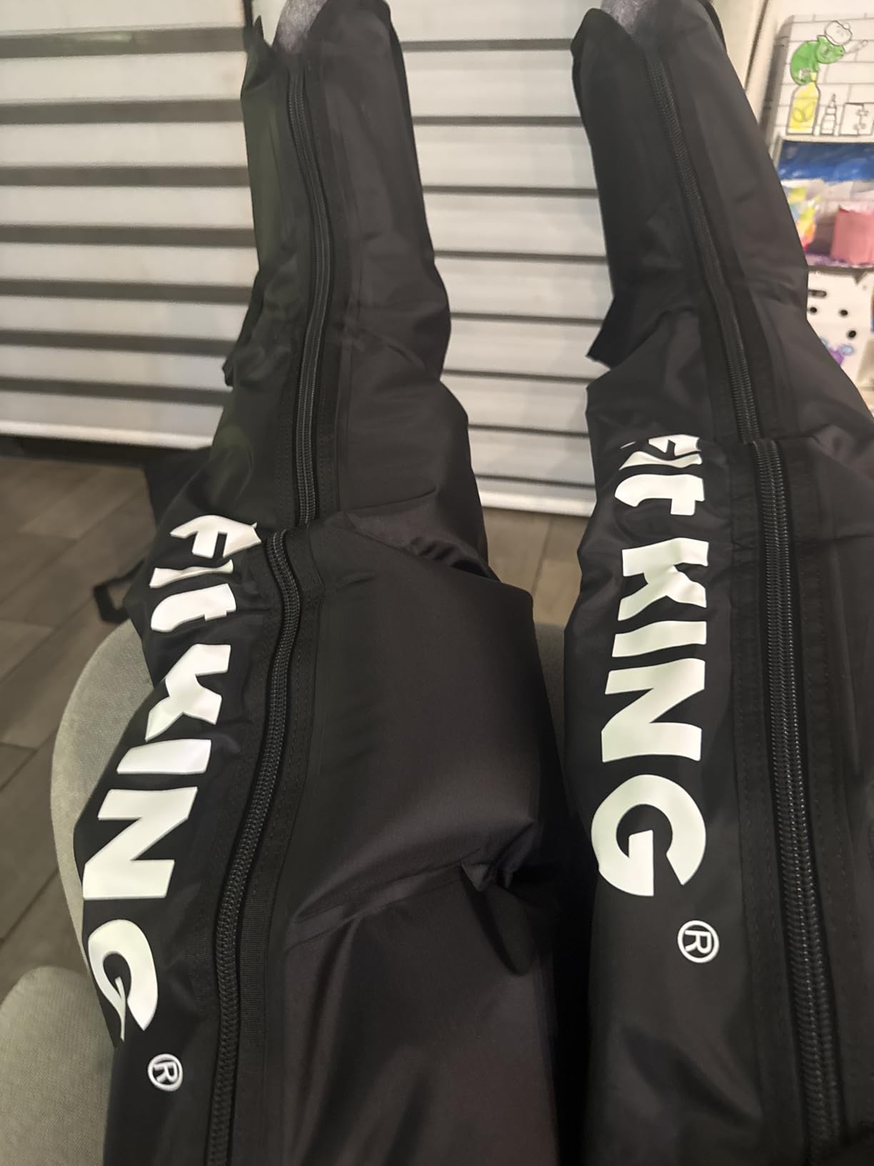FIT KING Air Compression Recovery System, Full Leg Massager Boots (Medium) - Sequential Compression Device for Fast Recovery, Enhance Performance for Athletes, FSA-HSA customer photo 1