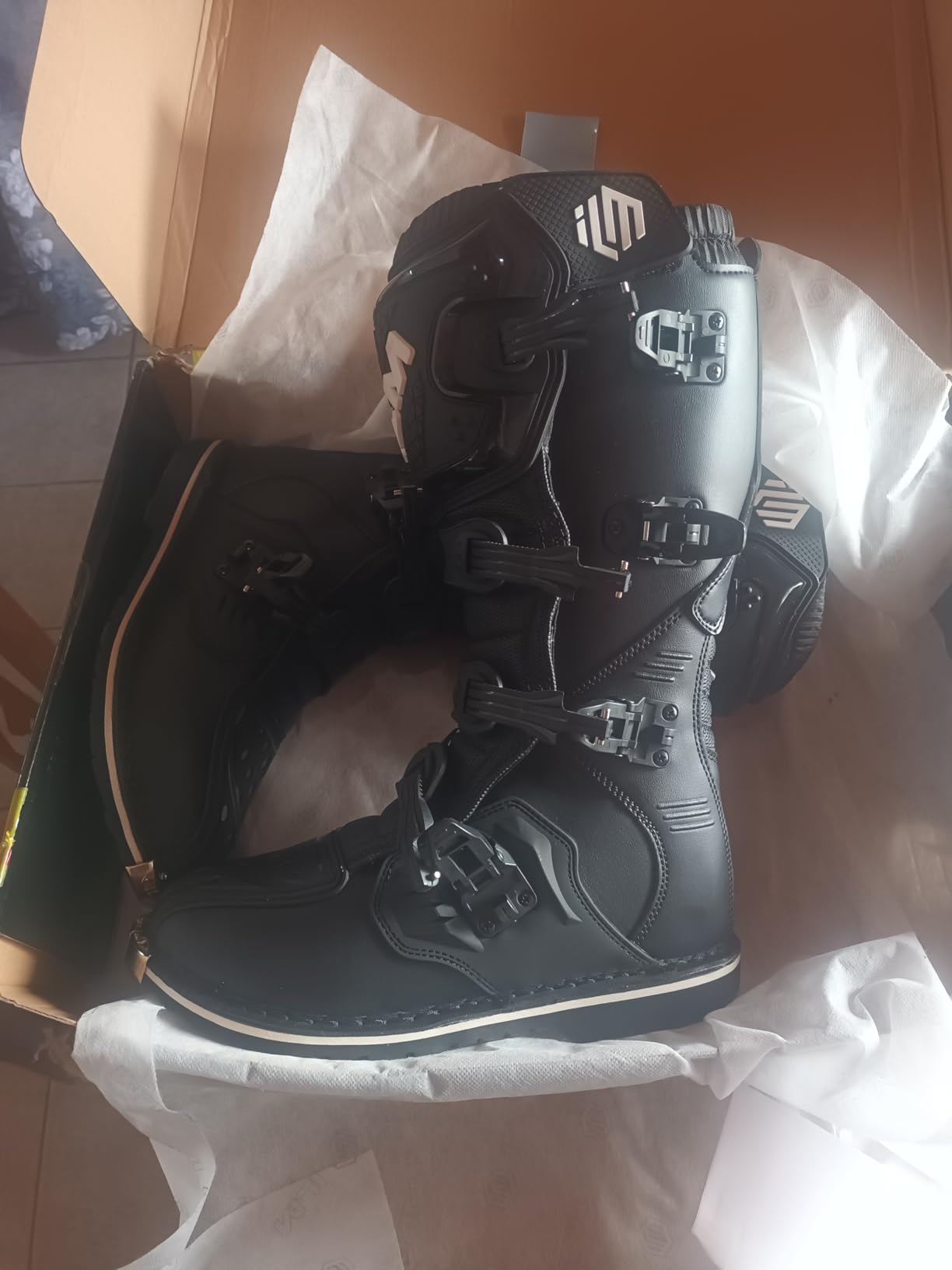 ILM Motorcycle Boots Waterproof ATV Motocross Dirt Bike for Men Model MX3 customer photo 1