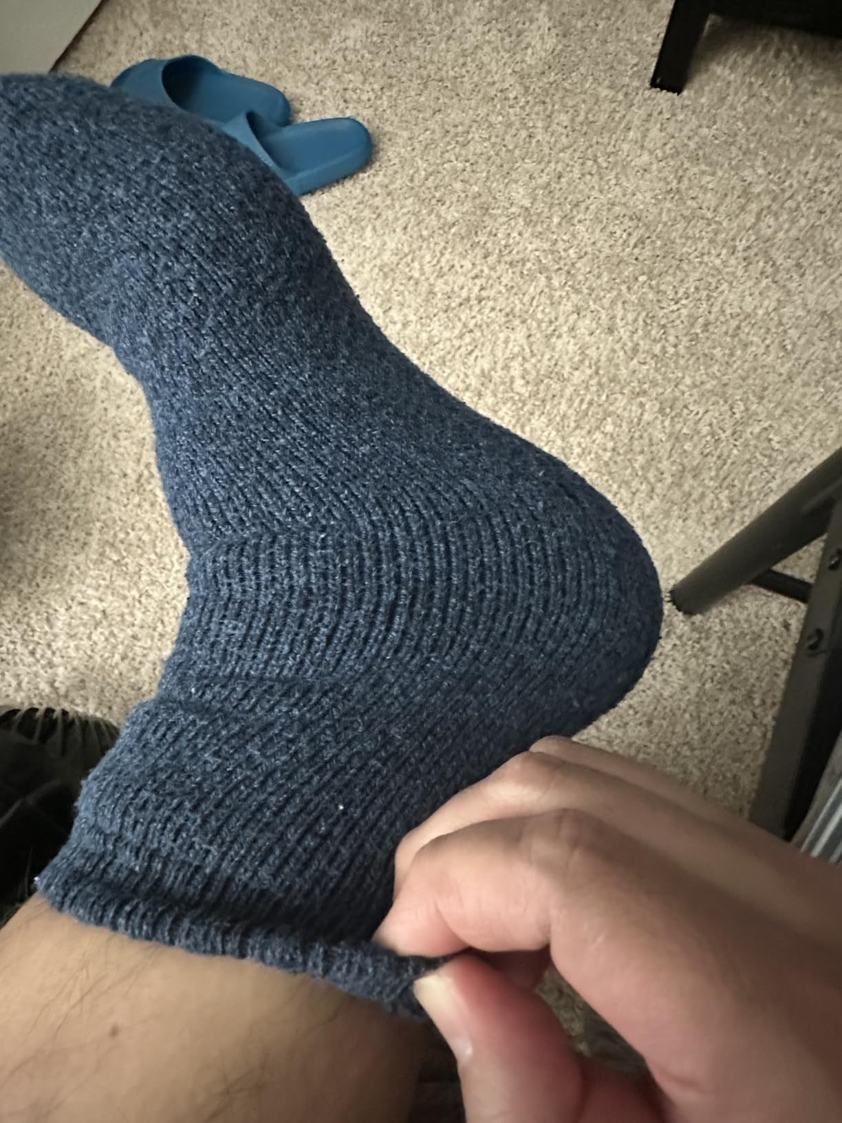 5 Pairs Merino Wool Socks Thick Hiking Crew Socks for Men and Women customer photo 1