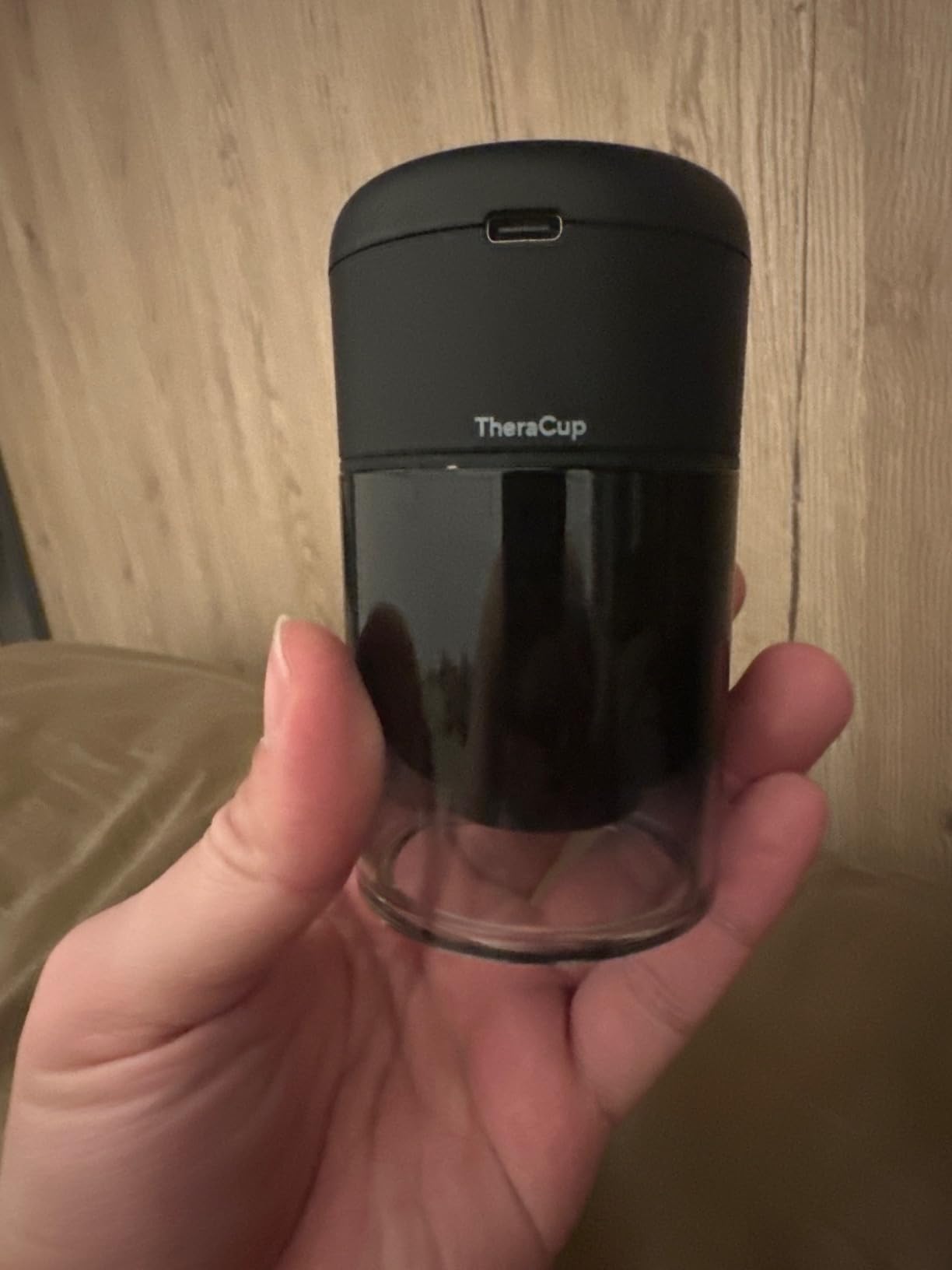 Therabody TheraCup - Portable Cupping Massage Therapy for Localized Muscle Tension Relief & Blood Circulation in Back, Shoulders, Legs and Body - Smart Cupping Therapy with ThermaVibration Technology customer photo 1