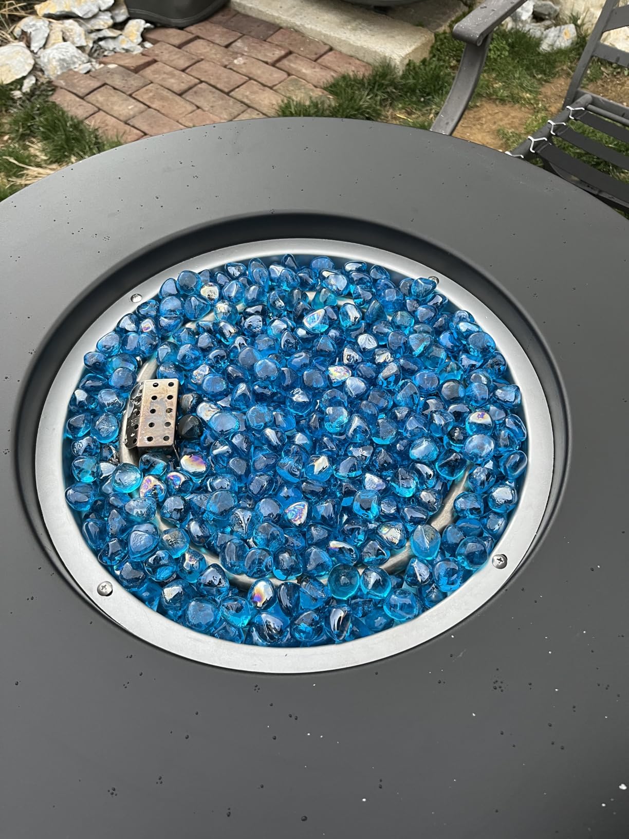 BALI OUTDOORS 50000 BTU Propane Fire Pit for Outdoor | 30 in Fire Pit Table Outdoor, Round Firepits for Outside Backyard, Patio customer photo 1