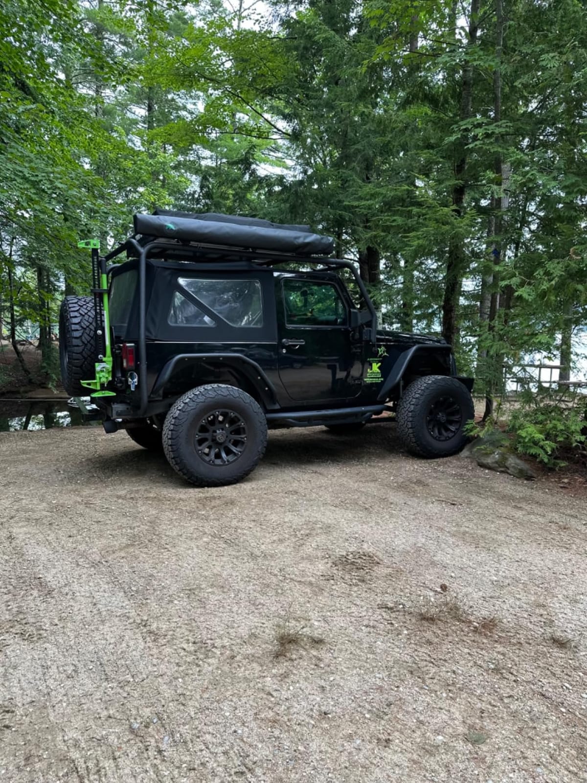 Overland Vehicle Systems 19689909 HD Nomadic 270 LTE Awning Passenger Side | 65 Sq Ft of Coverage | Dark Gray Fabric with Travel Cover Included | Twist and Lock Technology | Weather-Resistant customer photo 2