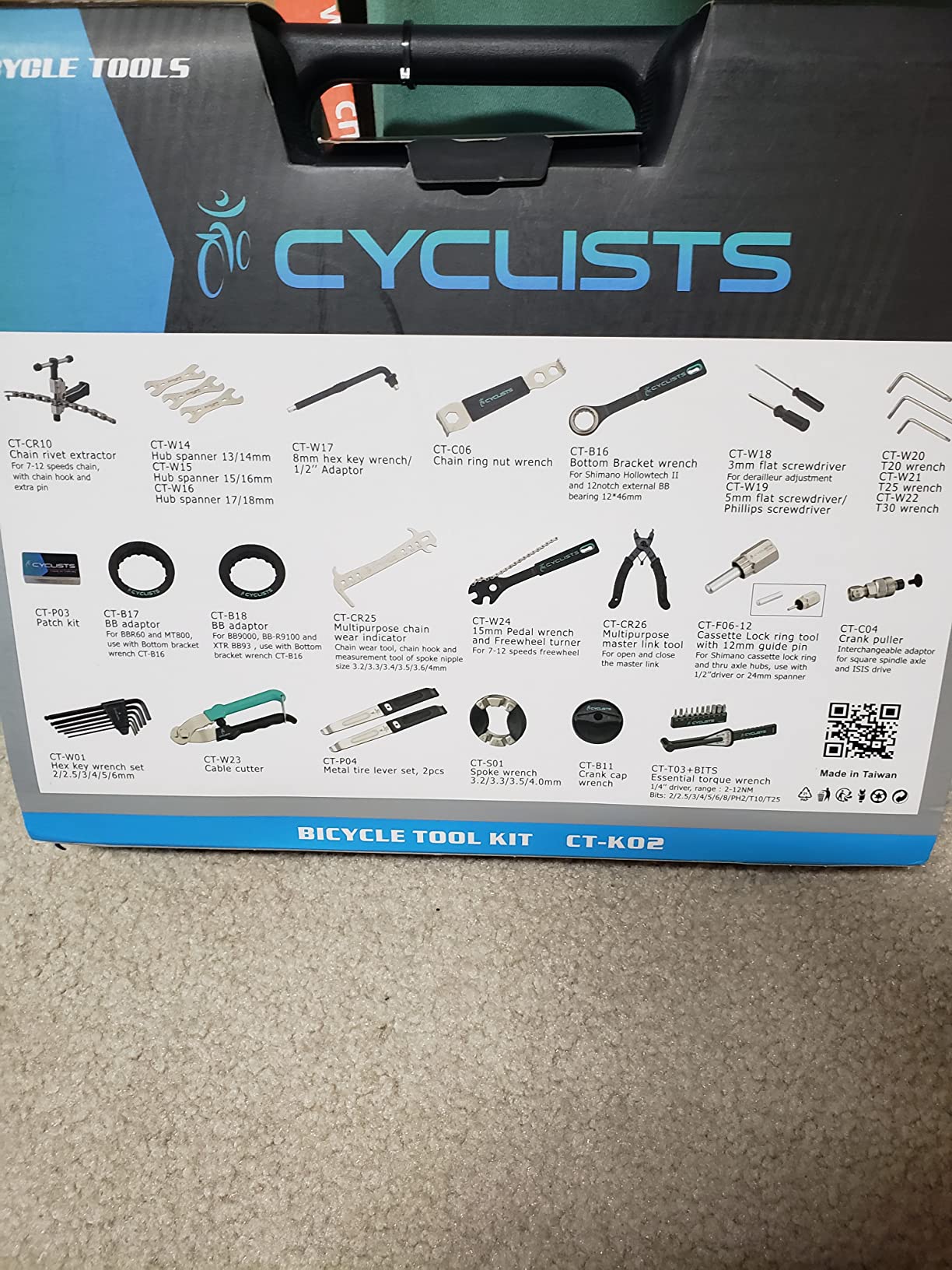 27 Piece Bike Tool Kit - Bike Tools Maintenance Repair Kit | Mountain/Road Bike Bicycle Repair Tool Kit With Storage Case customer photo 2