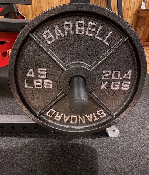 Steel Olympic Plates 355lb Set - Premium Coated 2.5lb, 5lb, 10lb, 25lb, and 3x 45lb Pairs customer photo 1