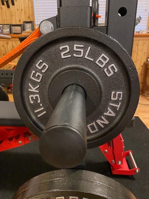 Steel Olympic Plates 355lb Set - Premium Coated 2.5lb, 5lb, 10lb, 25lb, and 3x 45lb Pairs customer photo 2