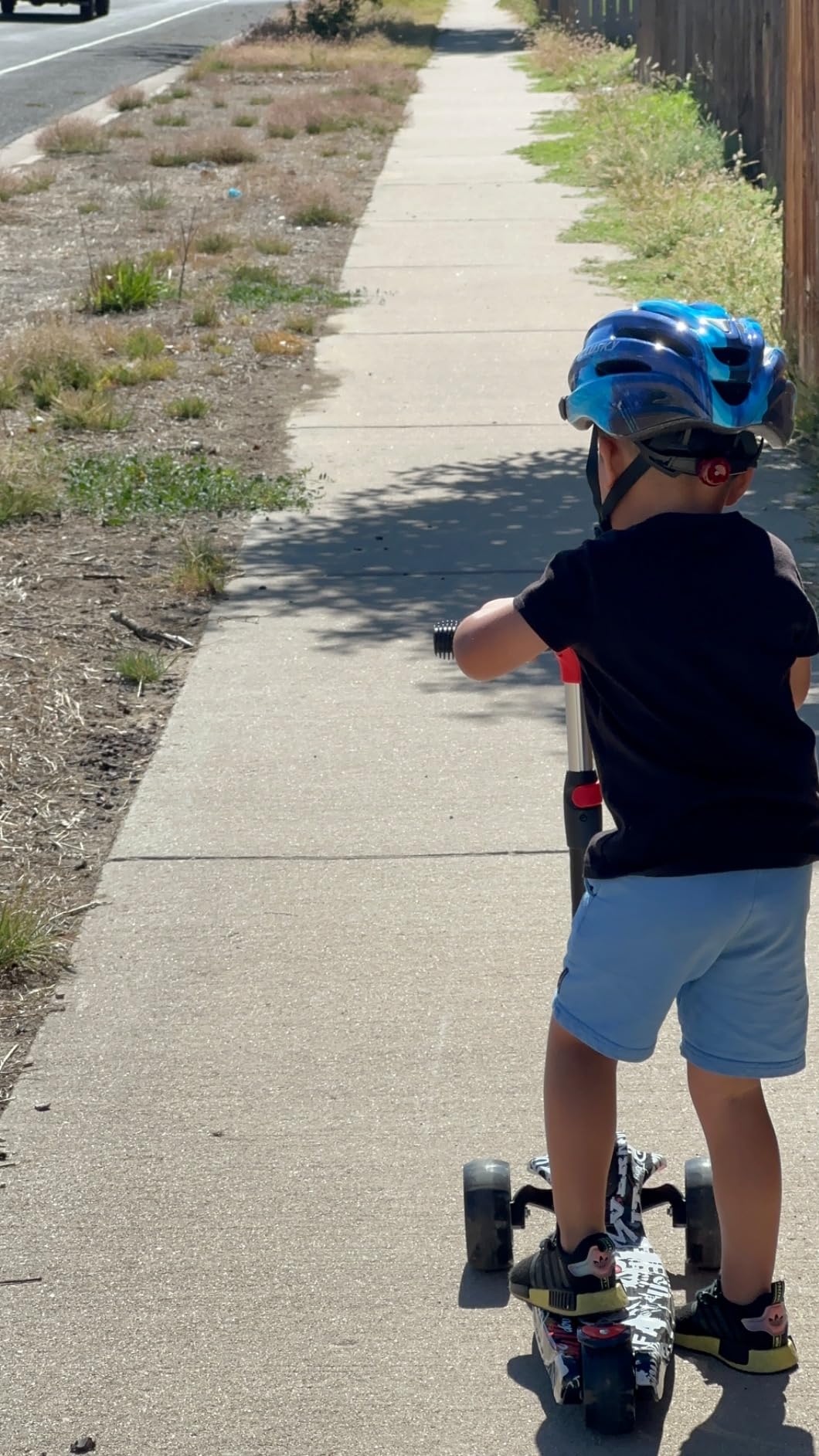 Exclusky Kids Bike Helmet with LED Light - Adjustable Multi-Sport Youth Helmet for Boys & Girls, Ages 5-12, Fits 50-57cm, Cycling Safety Gear customer photo 1