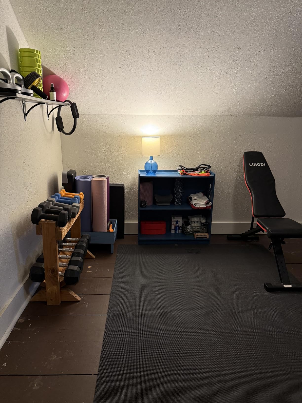HAPBEAR Large Exercise Mat-6'x4'/7'x5'/6'x8'/6'x9'/6'x10'/6'x12'x 1/3