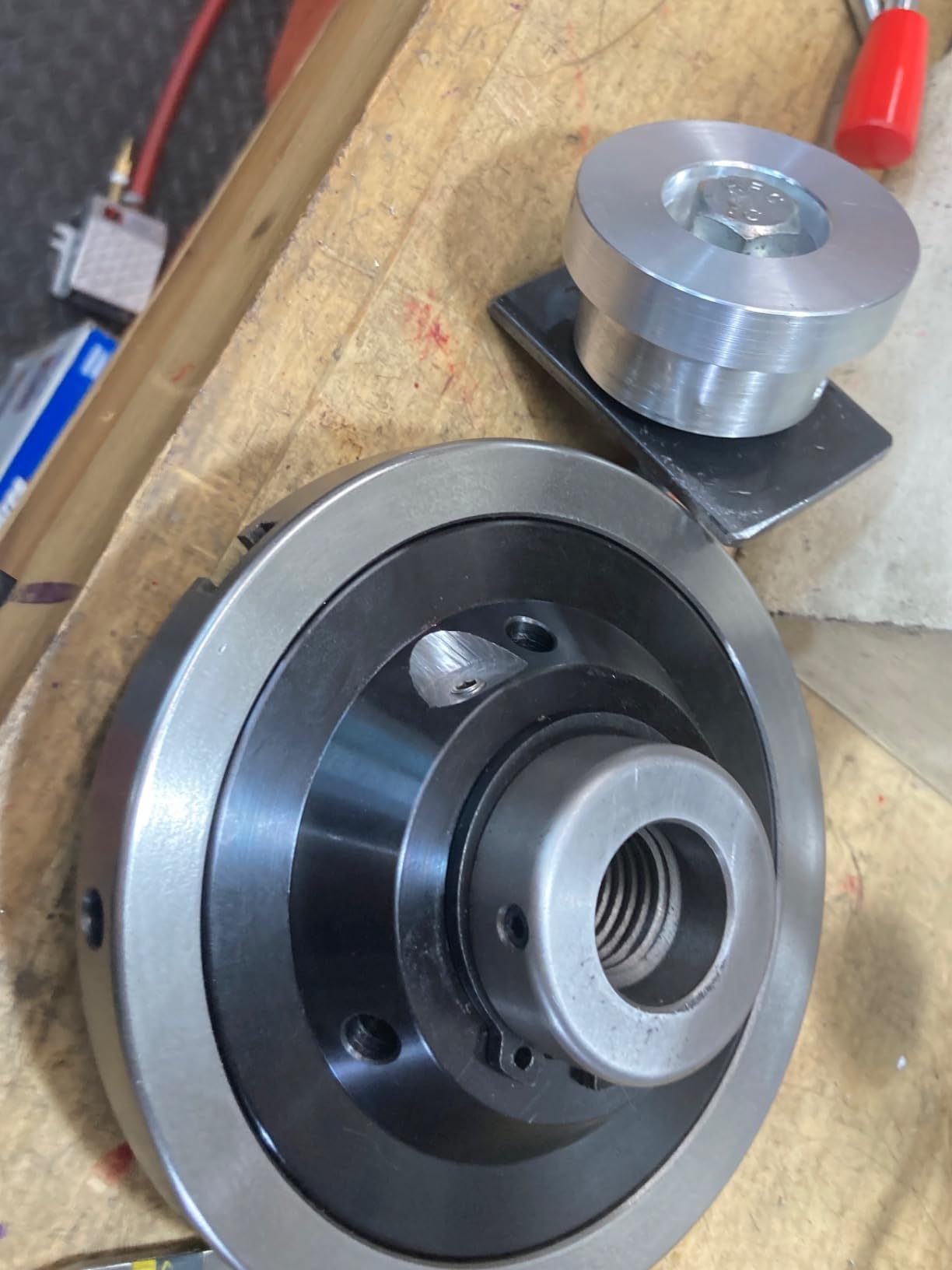 4 Inch Wood Lathe Chuck with 3/4