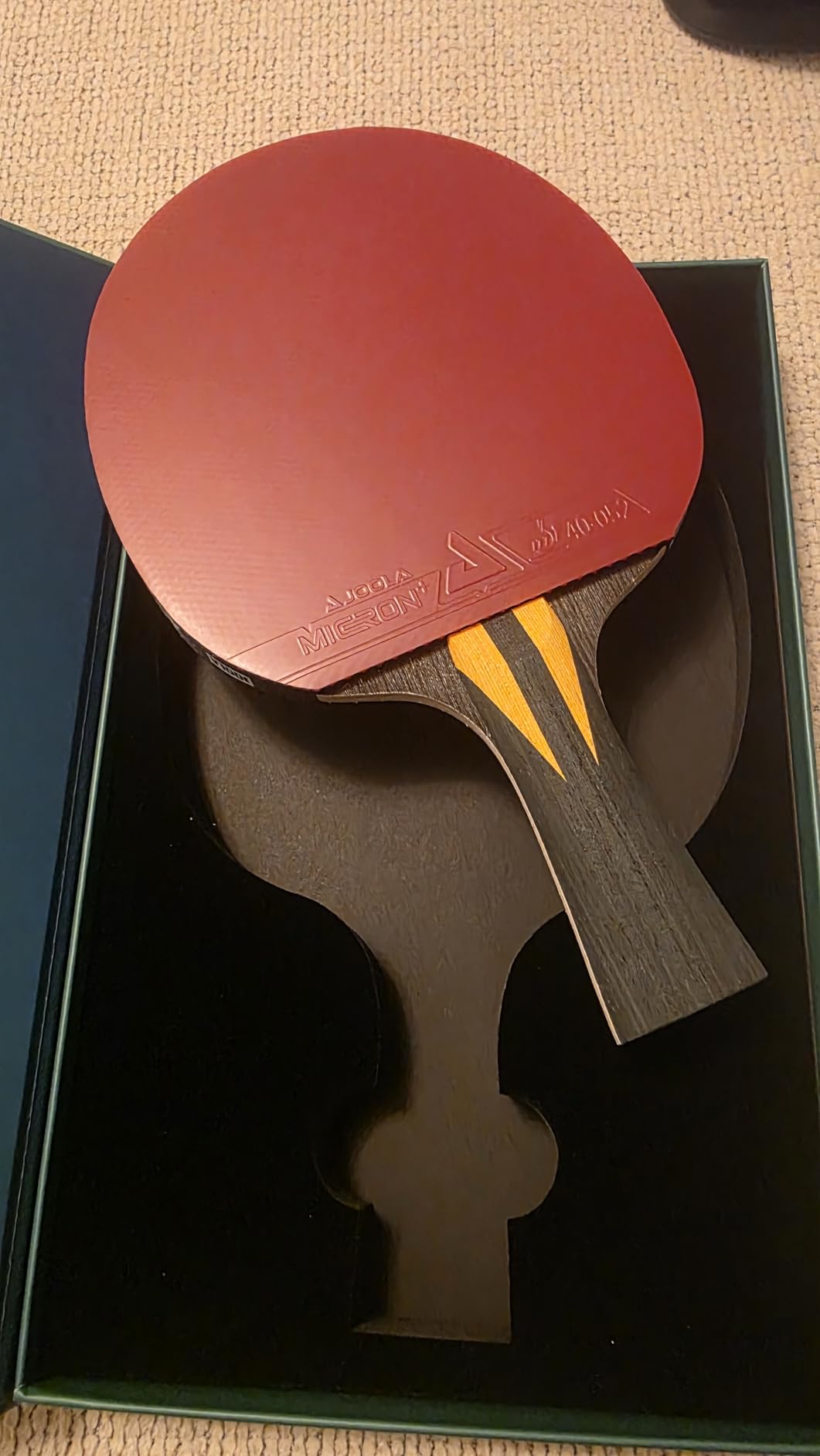 JOOLA Infinity Carbon Professional Ping Pong Paddles - Ergonomic Comfort Grip - ITTF Approved Rubbers - Professional Ping Pong Paddle for Advanced Control & Speed - Table Tennis Racket customer photo 2