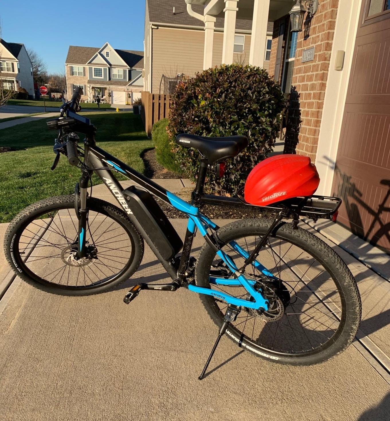 ANCHEER Electric Bike for Adults, Peak 750W Ebike, 3 Hours Fast Charge, 60 Miles Electric Bicycle with 48V/499Wh Battery, 27.5'' Hummmer Electric Mountain Bike with LCD Display, 21 Speed customer photo 1