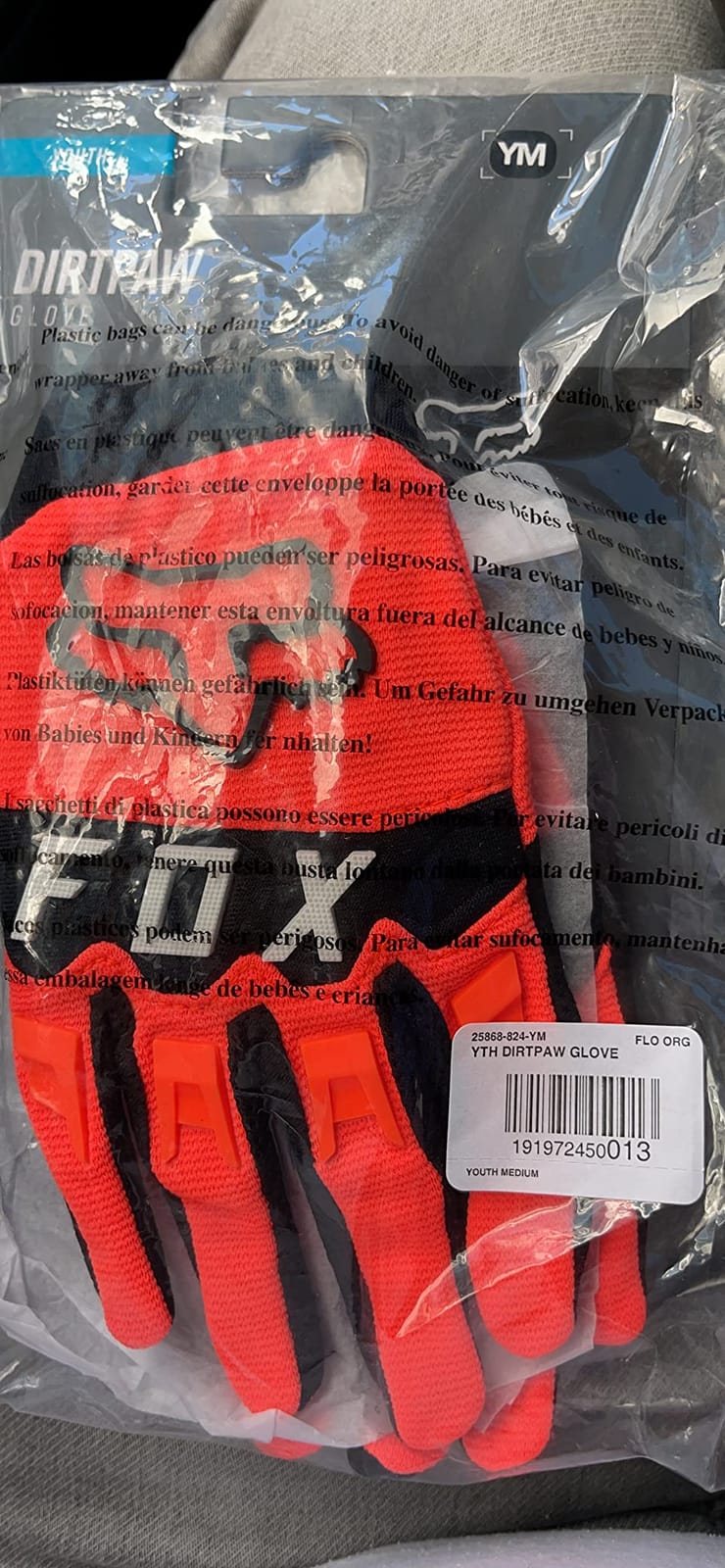 Fox Racing Youth Dirtpaw Motocross Dirt Bike Glove customer photo 2