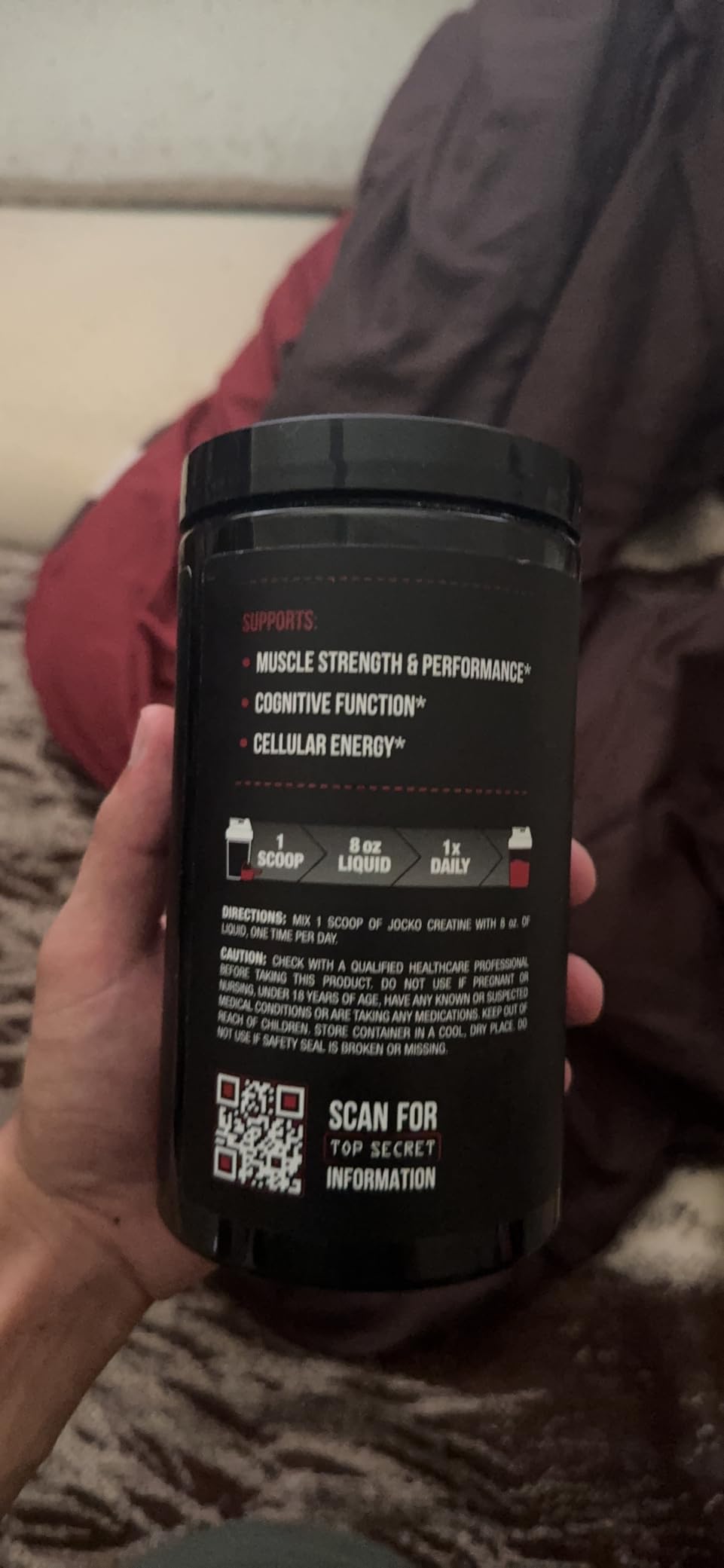 Creatine Monohydrate Powder, Unflavored, 454g | 90 Serving | Pure Micronized Creatine for Men & Women | Supports Muscle Growth, Strength, Recovery & Cognition | Easy Mix Formula customer photo 1