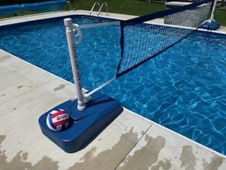 GoSports Splash Net Elite Pool Volleyball Game with Water Weighted Bases - Adjustable Net for Inground Pools customer photo 1
