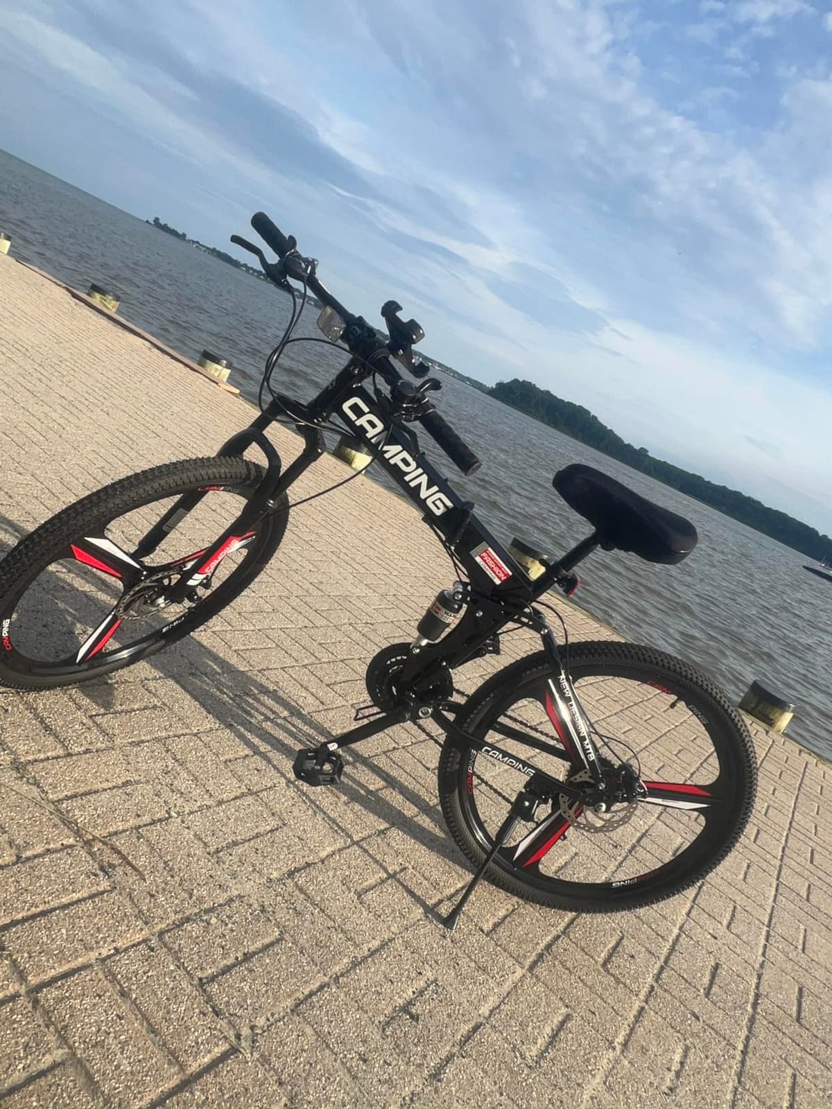 Ktaxon Foldable Mountain Bike 26 Inch Bike 21-Speed Bikes for Adults with Cool Design, Powerful Mechanical Dual Disc Brakes, Double Shock Effect and Ergonomic Cushion customer photo 2