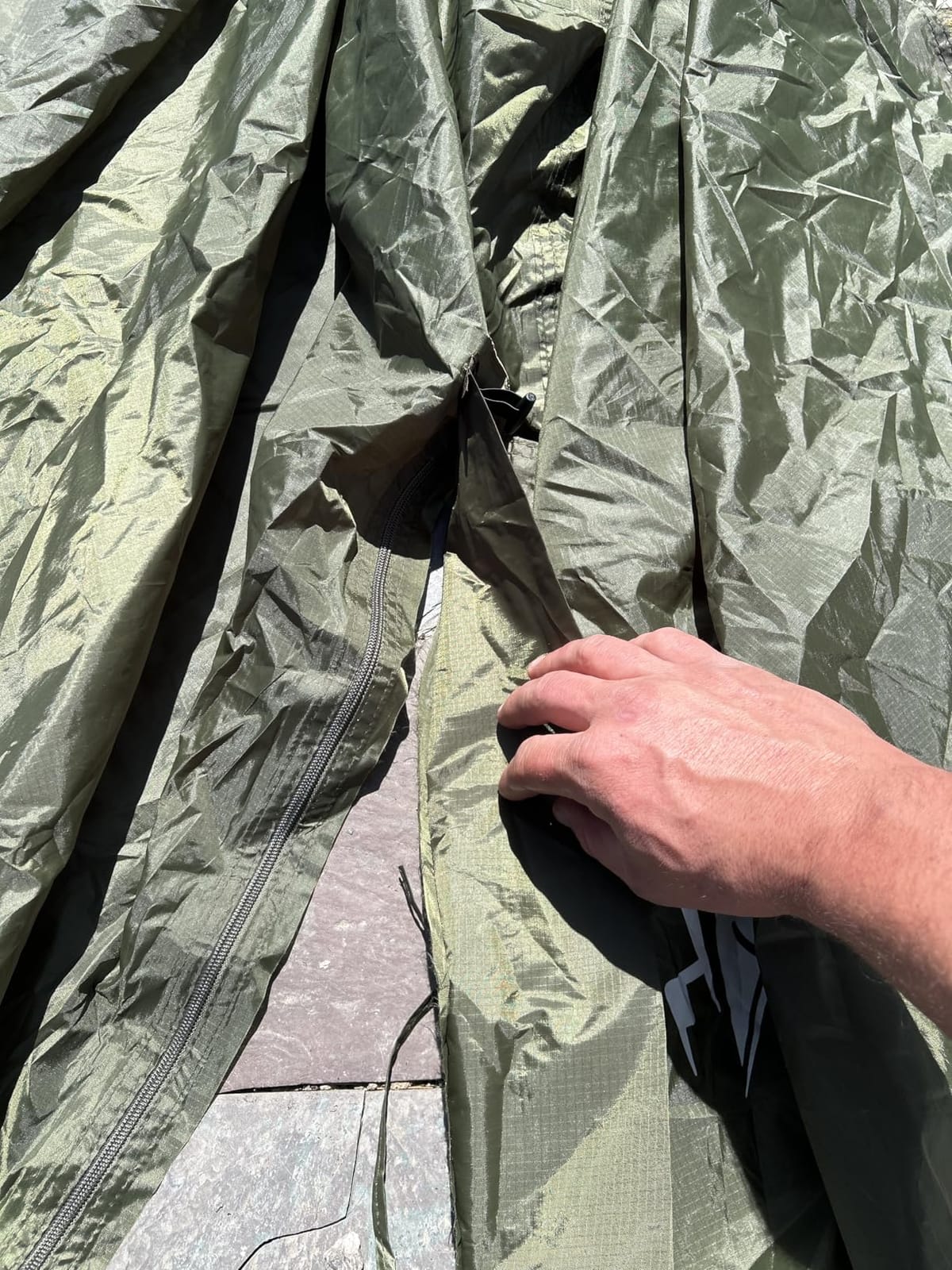 Night Cat Flat Lay Hammock Tent with Mosquito Net Waterproof Rainfly for 1 Person Backpacking Hiking Camping Lightweight 330LBS 87x28x19in customer photo 1