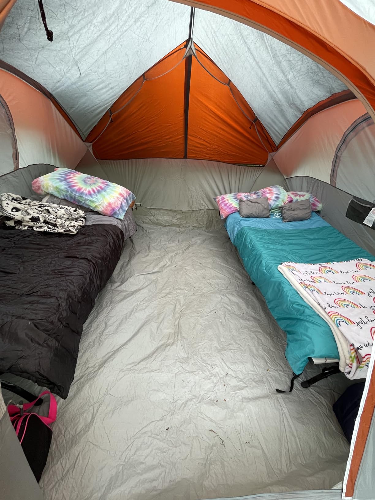 oaskys Double Sleeping Bag for Adults with 2 Pillows - Queen Size XL Waterproof Sleeping Bag for All Season Camping Hiking Backpacking 2 Person Sleeping Bags for Cold Weather & Warm customer photo 1