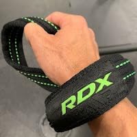 RDX Weight Lifting Straps Figure 8, Anti Slip Strap with cuffs wrist Support for Gym Workout Deadlift Powerlifting Bodybuilding Weightlifting, Fitness Strength Training, Hand Bar Grip for Men customer photo 2