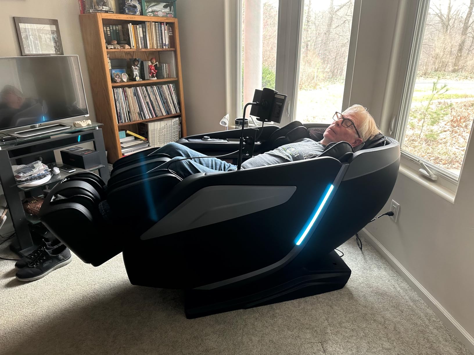 4D Massage Chair Full Body Zero Gravity Recliner,55“ SL-Track Massage Chair customer photo 2