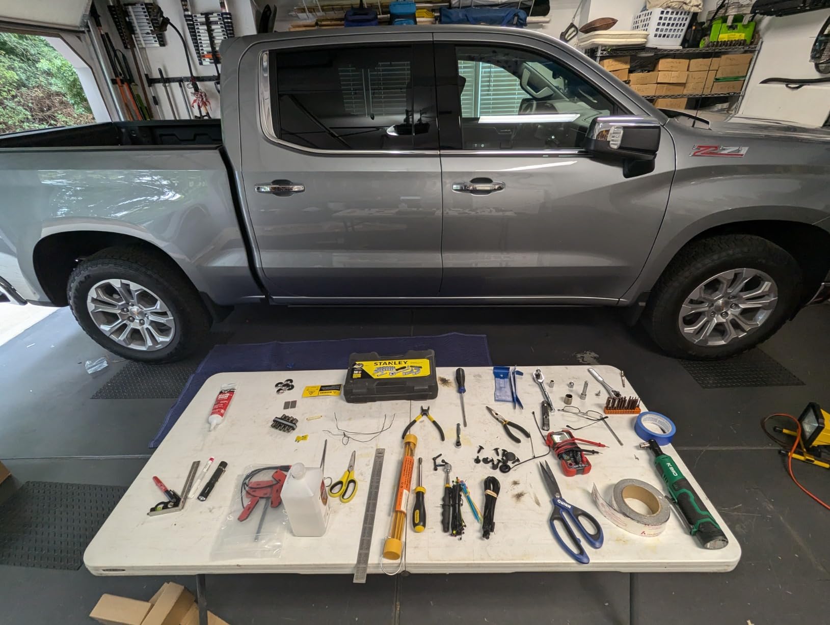 Rough Country Power Running Boards for Chevy Silverado & GMC Sierra 1500/2500HD/3500HD (2019-2026) Crew Cab - Dual-Motor Electric Retractable Side Steps with LED Truck Step Lights customer photo 2