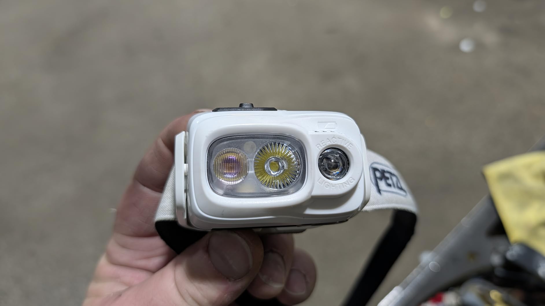 Petzl Swift RL Headlamp - Orange | Lightweight & Rechargeable, 1200 Lumen Light customer photo 1