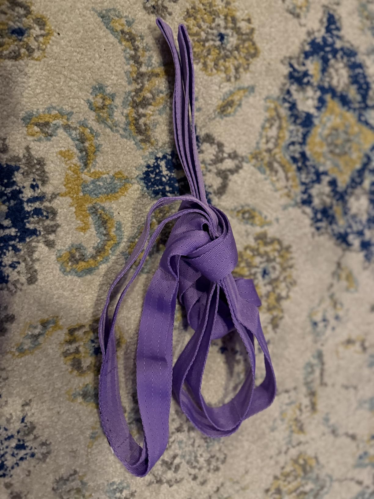 Stretching Strap Yoga Strap with Loops for Physical Therapy, Non-Elastic | 10 Loops, 75 inches length, Multi-Color Selection for Yoga Strap for Stretching, Pilates, Dance and Gymnastics customer photo 1