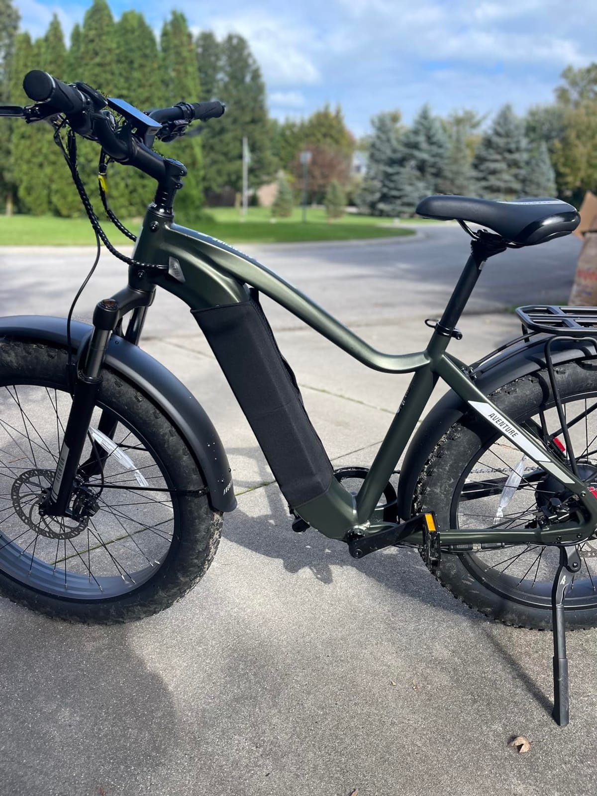 2P-Standard / 1P-Large Size EBike Battery Cover Waterproof, Bicycle Frame Battery Protector Cover customer photo 1