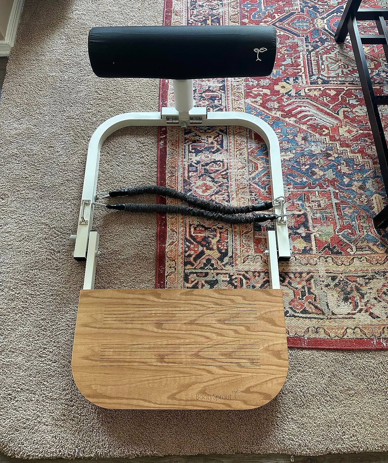 BootySprout Hip Thrust Machine for High Resistance Glute Training - Home Gym Workout - Comes with 45, 90, and 135 Lbs of Resistance customer photo 1