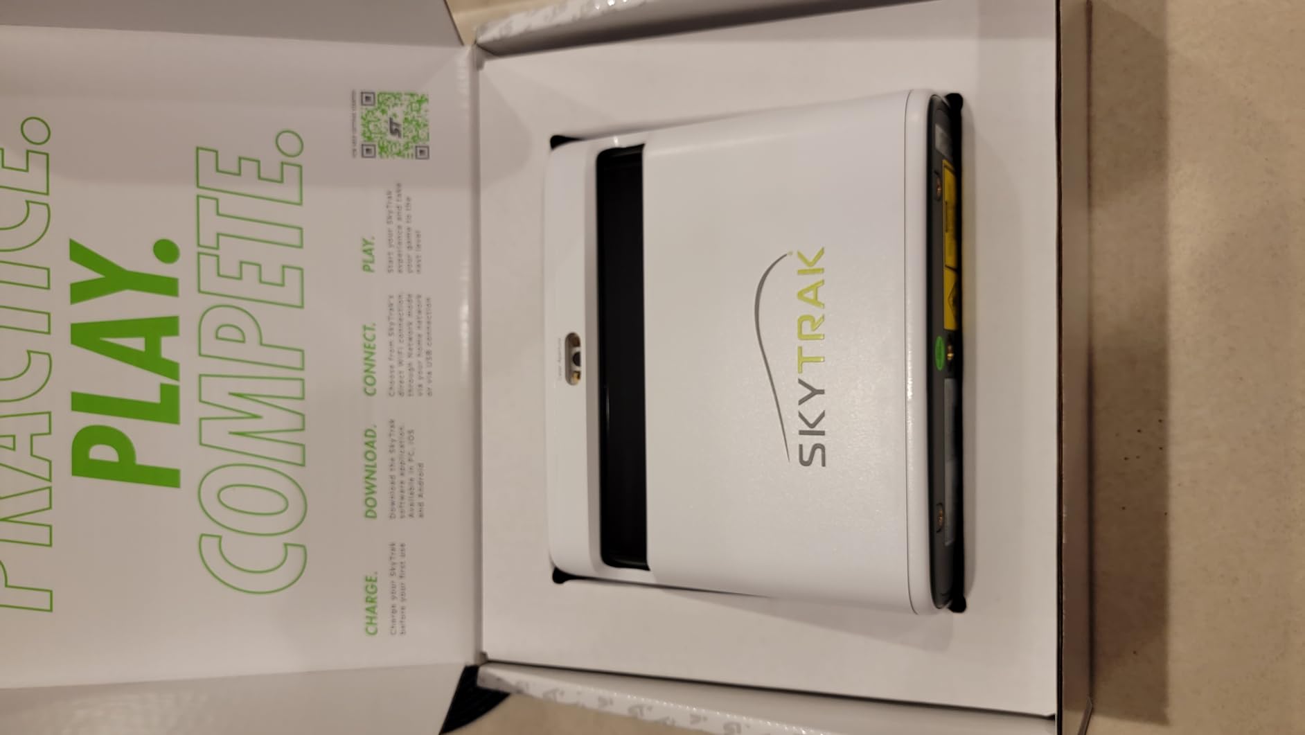 SkyTrak+ Launch Monitor & Golf Simulator (Previous Generation) - Dual Doppler Radar, Enhanced Camera, 100K+ Courses, Real-time Simulation, Wi-Fi, USB-C customer photo 1