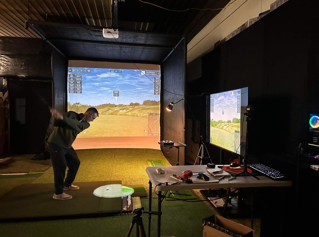 SkyTrak+ Launch Monitor & Golf Simulator (Previous Generation) - Dual Doppler Radar, Enhanced Camera, 100K+ Courses, Real-time Simulation, Wi-Fi, USB-C customer photo 2