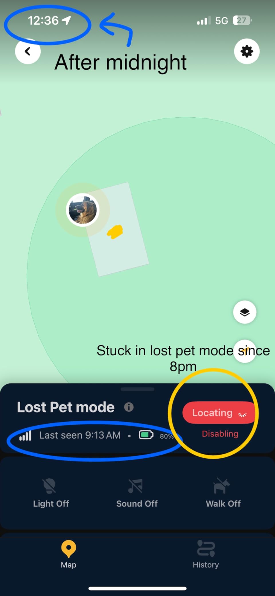 Petcube GPS Tracker for Dogs – Real-Time GPS Tracking & Escape Alerts customer photo 1