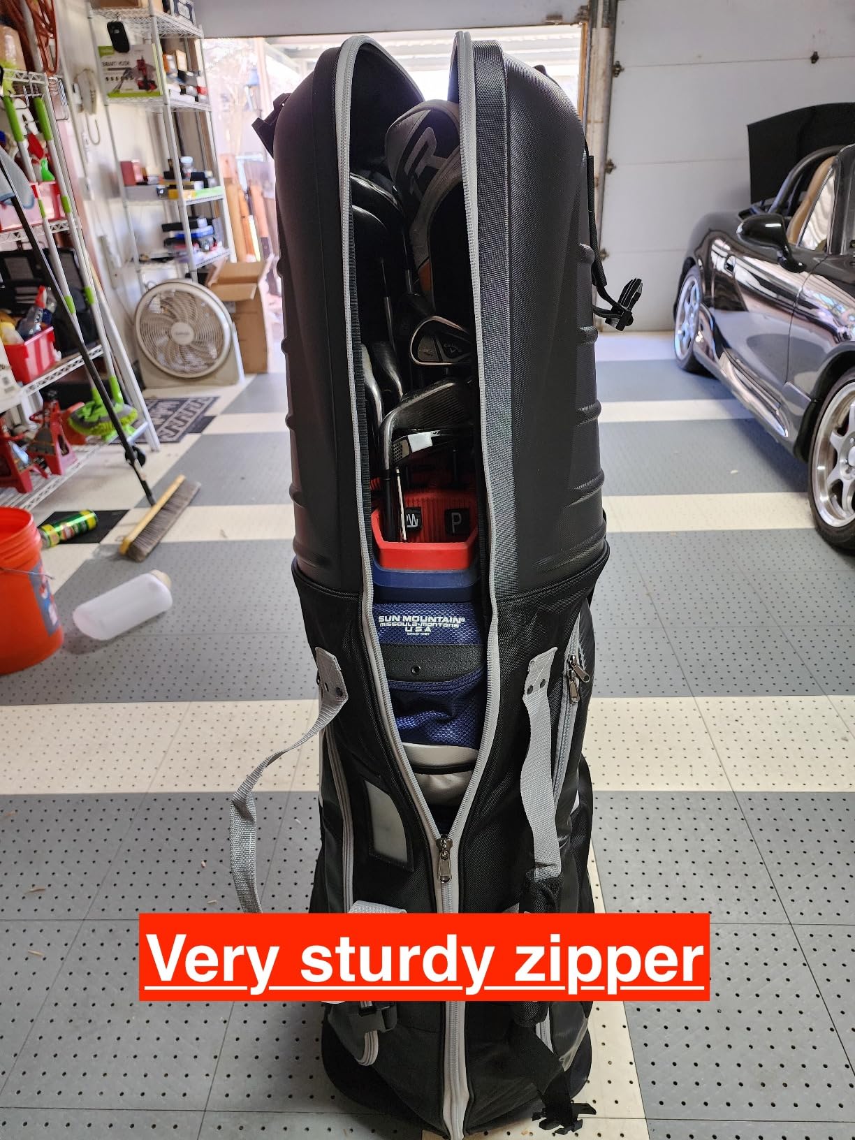 findway Golf Travel Bags for Airlines with Wheels and ABS Hard Case Top, Protect Your Clubs, Waterproof 1680D Oxford Fabric and Oversize Tank Wheels, Lightweight and Easy to Maneuver customer photo 1