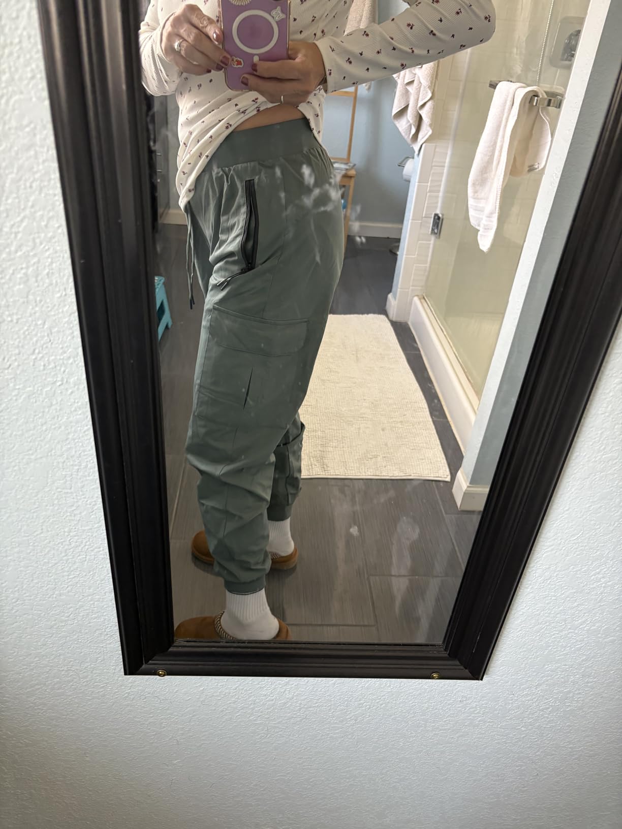 Womens Cargo Hiking Pants with 4 Pockets Lightweight Water Resistant | Quick Dry for Travel Casual and Outdoor Camping customer photo 1