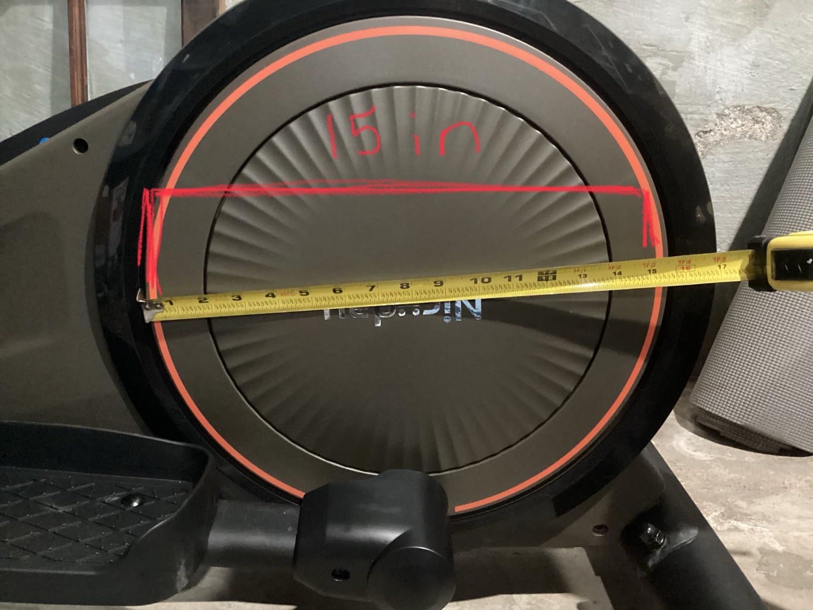 Niceday Elliptical Machine, Elliptical Exercise Machine for Home Use with Hyper-Quiet Magnetic Driving System, 20IN Stride, 16 Resistance Levels, 500LBS Loading Capacity, App Supported customer photo 1