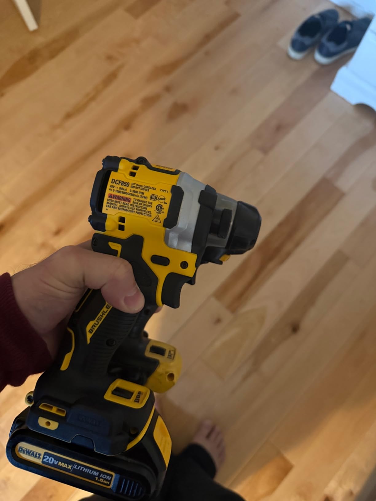 DEWALT DCF850B 20V Cordless Brushless Compact 1/4'' Impact Driver (Tool Only) (DCF850B-NBX) customer photo 2