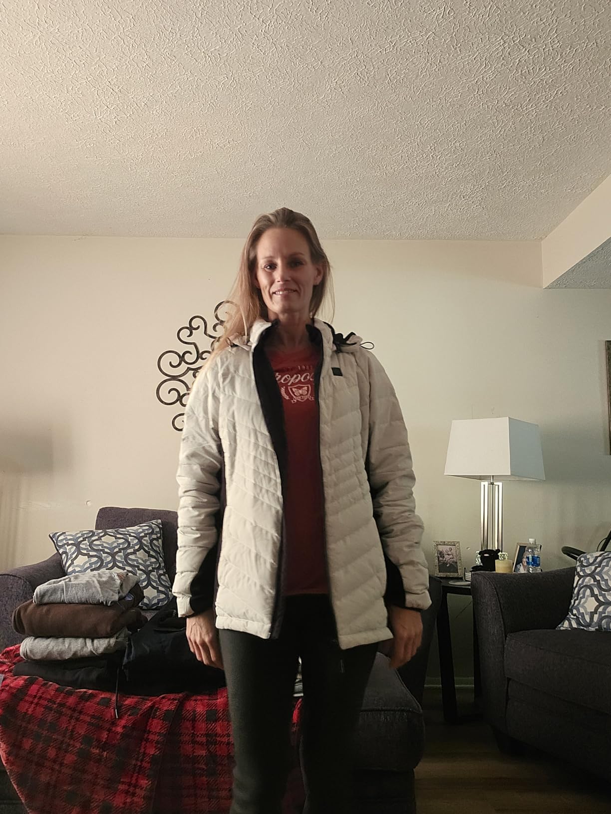 Women's Classic Heated Jacket, Water Resistant Heated Coat customer photo 1