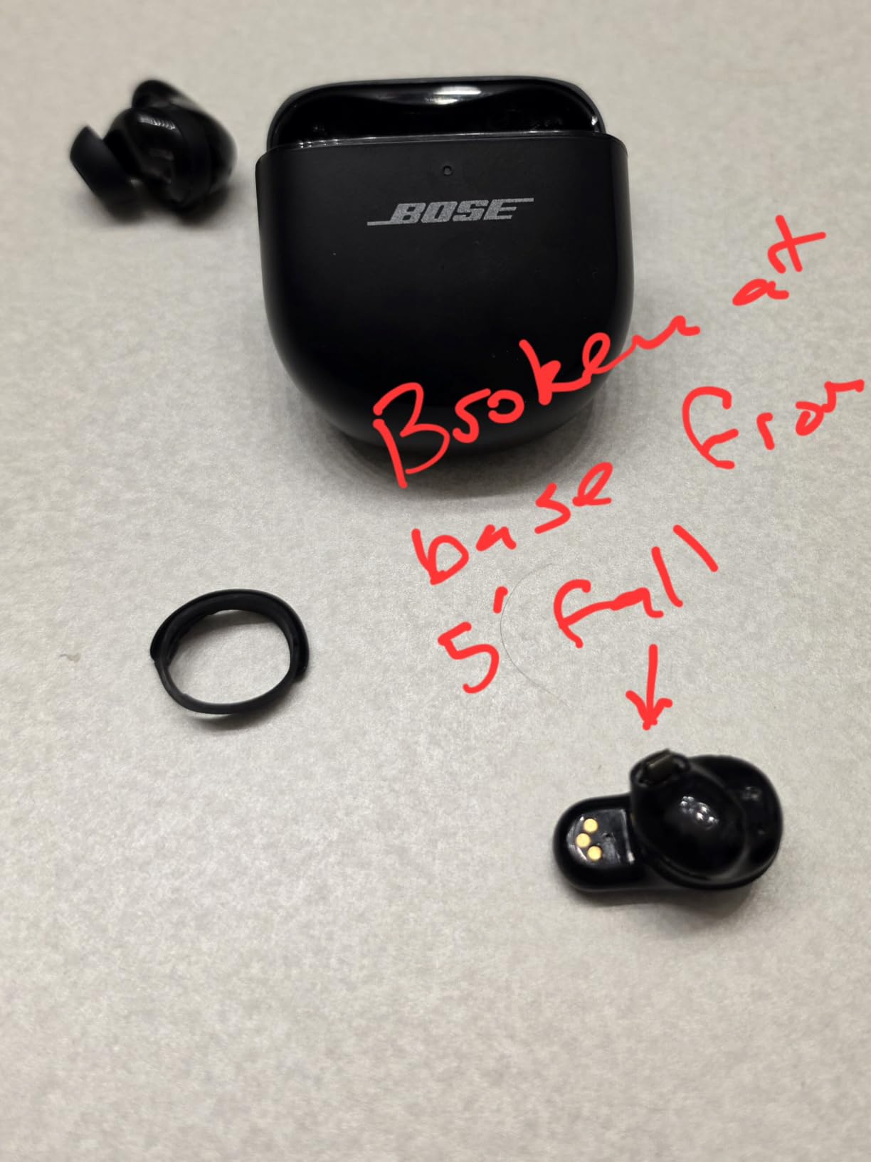 Bose QuietComfort Ultra Bluetooth Earbuds, Wireless Earbuds with Spatial Audio and World-Class Active Noise Cancellation, Deep Bass, Up to 6 Hours of Playtime, White Smoke customer photo 1