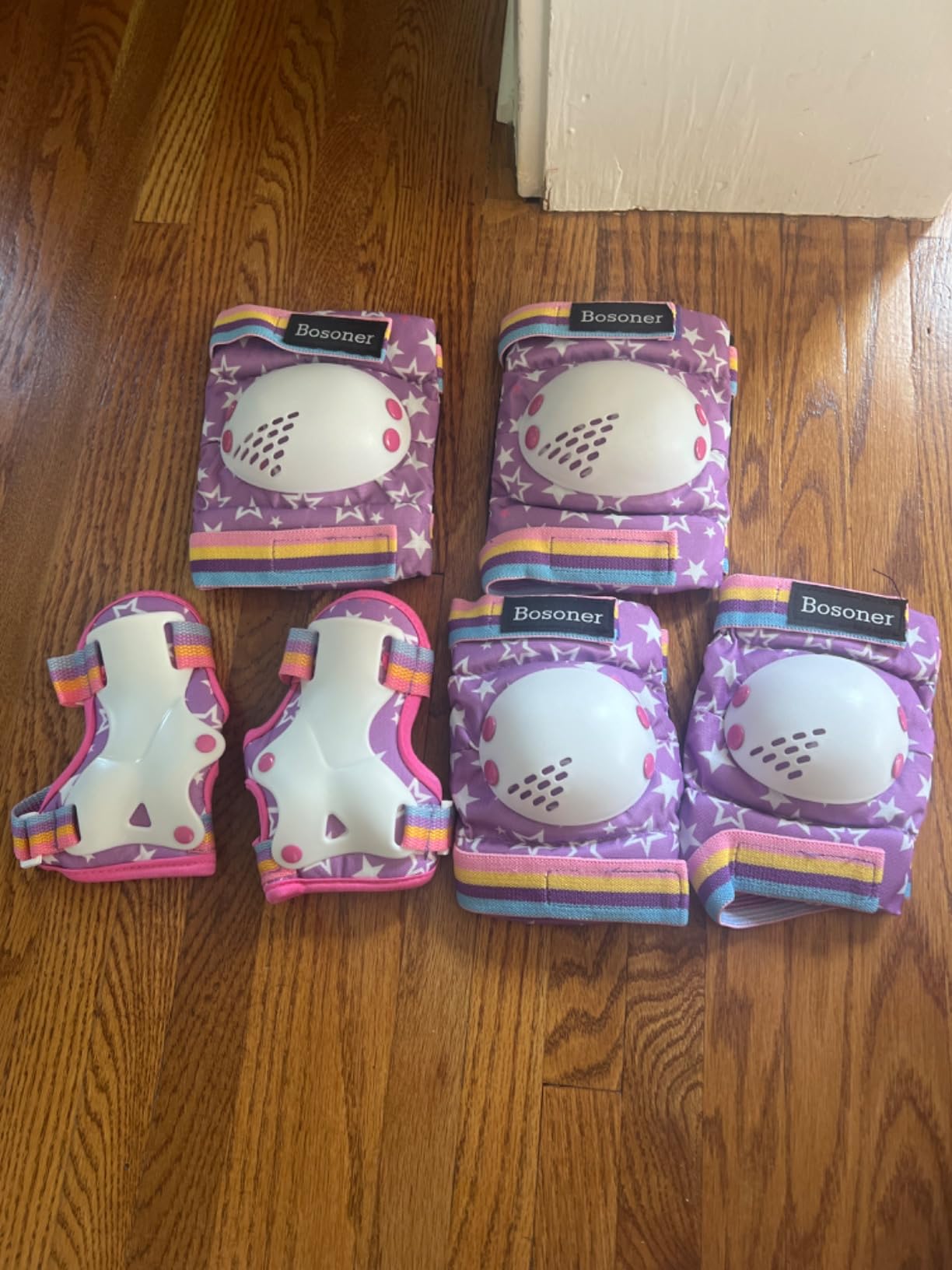 BOSONER Knee Elbow Pads for Kids: Knee Pads and Elbow Pads for Kids 3-15 - Protection Gear for Girls/Boys customer photo 1