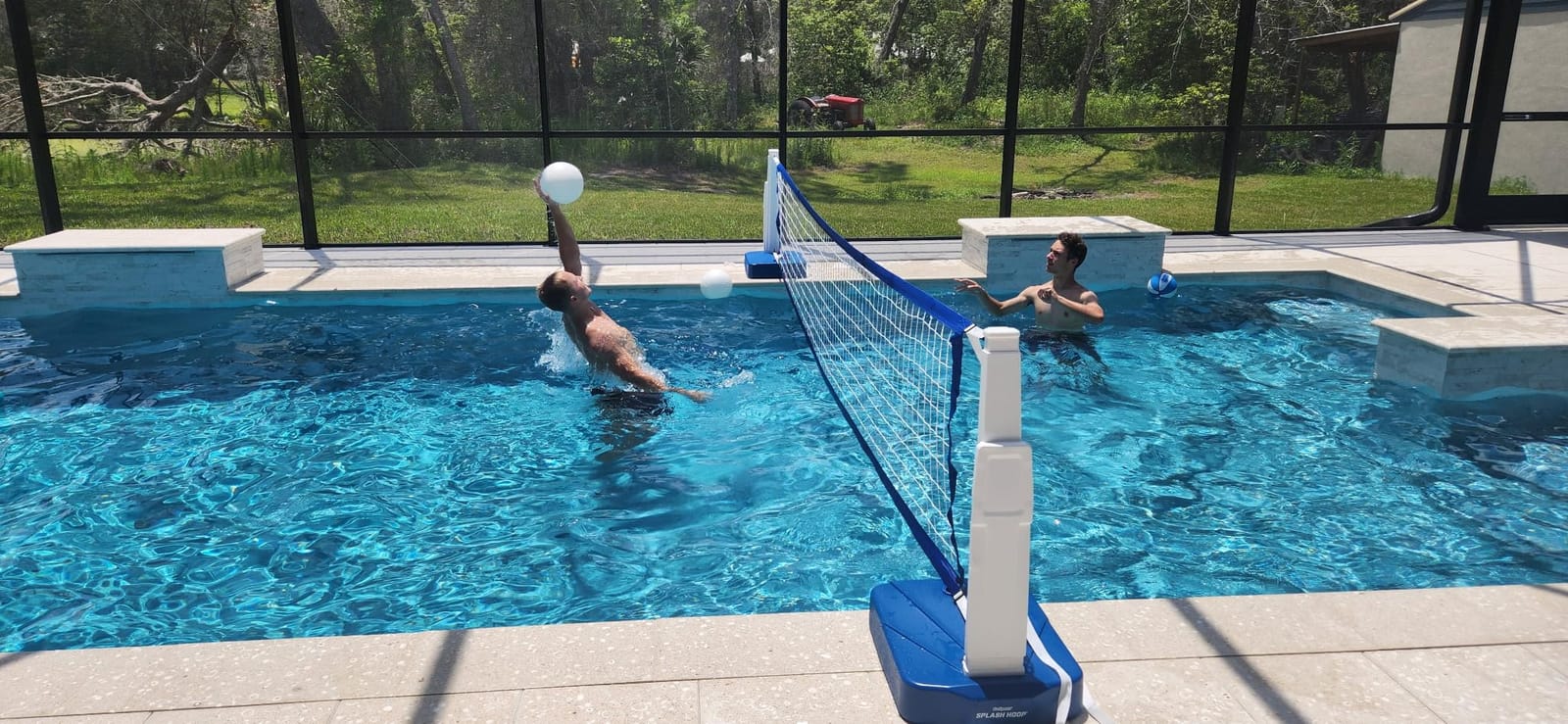 GoSports Splash Hoop 2-in-1 Pool Basketball Hoop & Volleyball Net Game Set customer photo 2