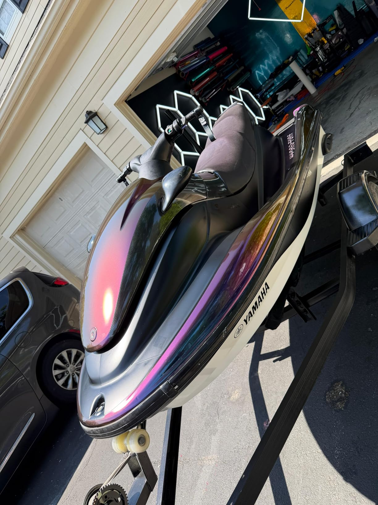Soft Loop Tie Down Straps - 1,500 Load Capacity & 4,500 Lbs Breaking Strength - 6 Pack - Loops for Securing ATV, UTV, Motorcycles, Scooters, Dirt Bikes, Lawn & Garden Equipment - by AUGO customer photo 1