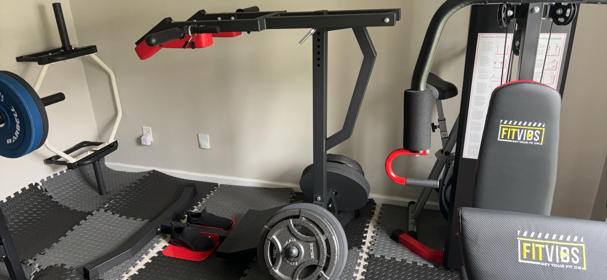 VIVITORY Leverage Squat Calf Raise Machine, Hack Squat Machine customer photo 1