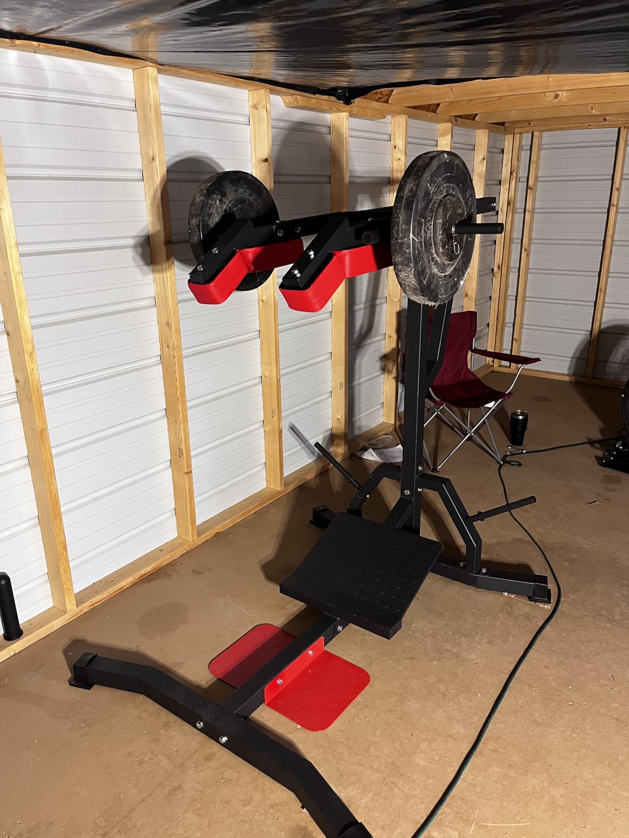 VIVITORY Leverage Squat Calf Raise Machine, Hack Squat Machine customer photo 2